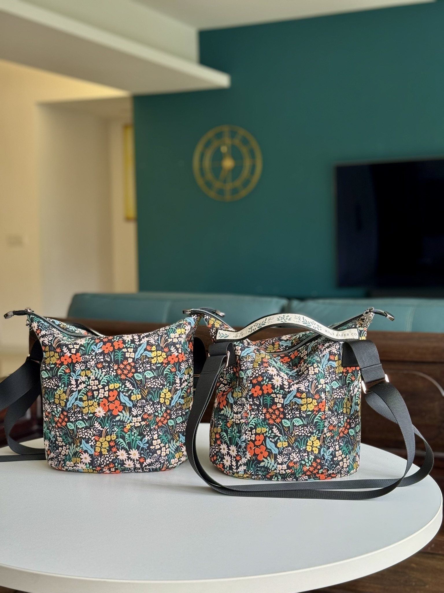 Night Garden Bucket Bag