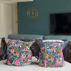 Rosa Navy Bucket Bag