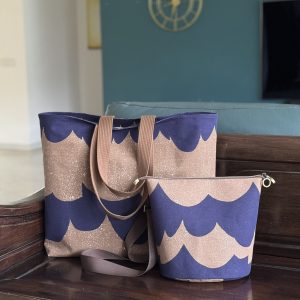 Brown Sailcloth Bucket & Tote Bag